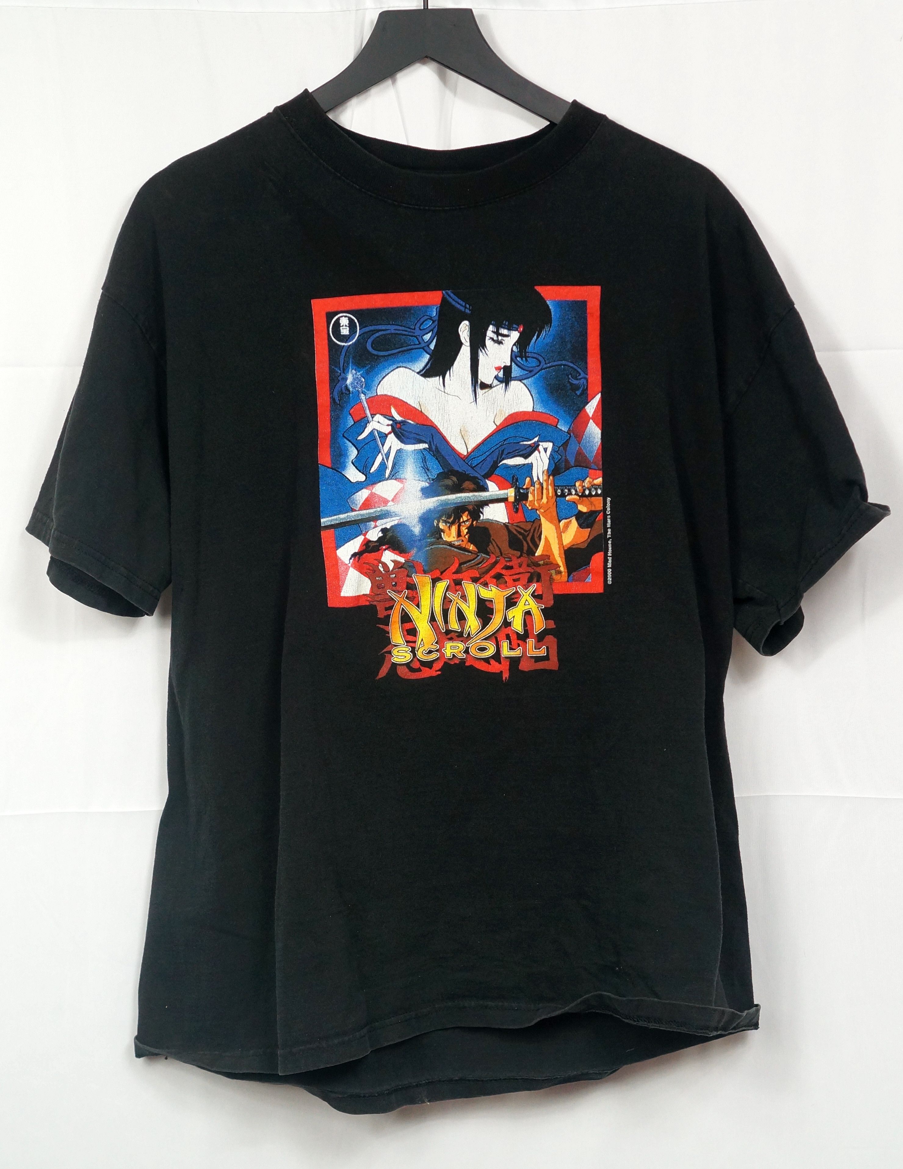 Vintage 2000 Mad House Ninja Scroll Anime T Shirt Size XL