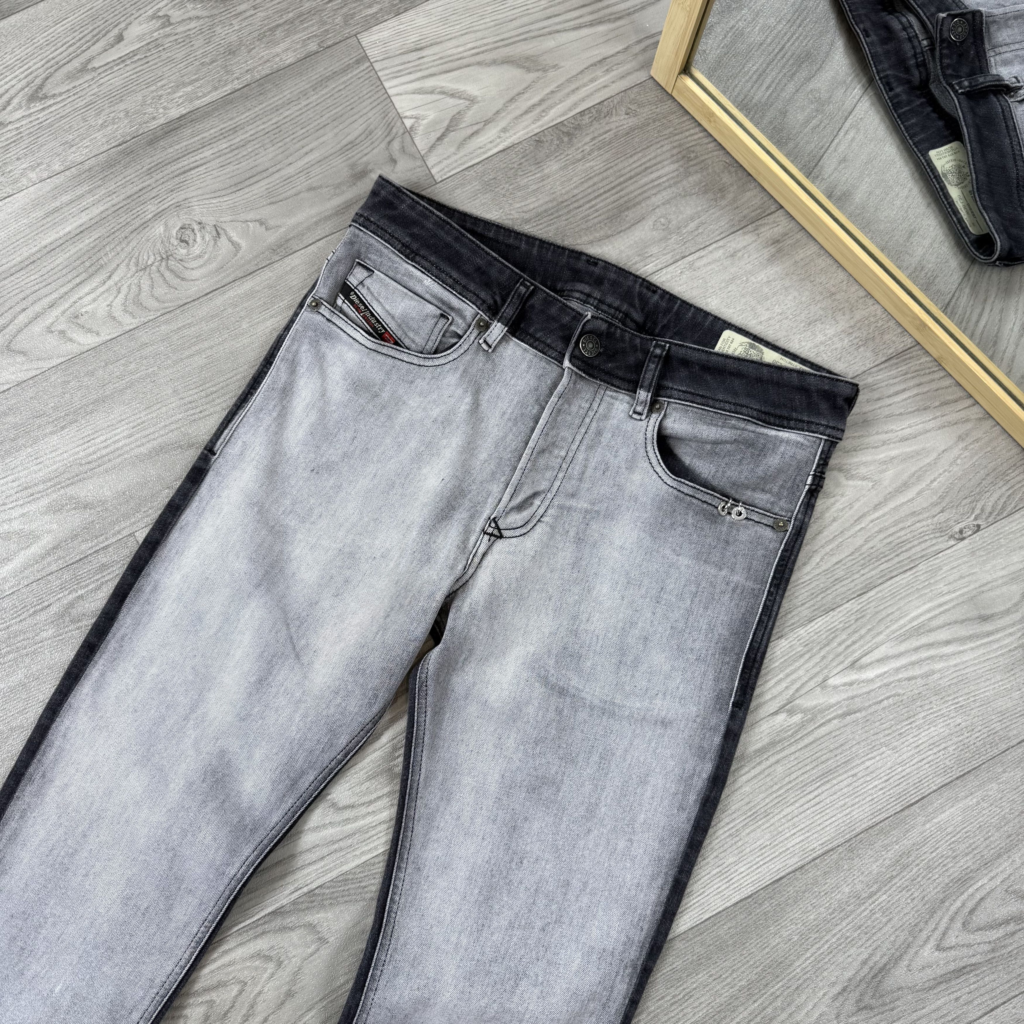 Diesel Diesel Sleenker-X-SP Slim Skinny Grey Denim Jeans Size US 30 / EU 46 - 7 Thumbnail