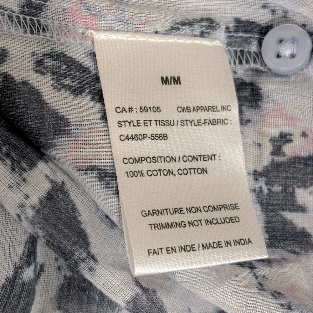 Other Charlie B Abstract Sheer Blouse NWT Size M / US 6-8 / IT 42-44 - 6 Thumbnail