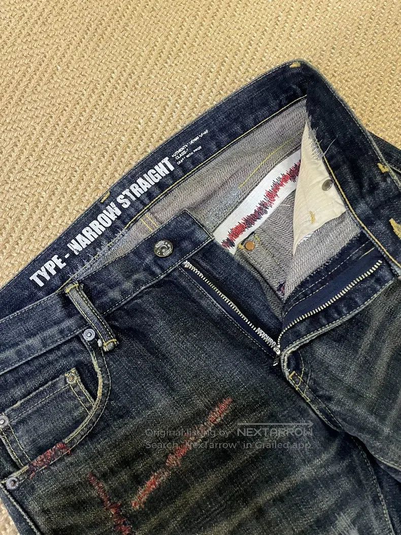 Neighborhood Neighborhood size S Red Cut King Dockers Washed Denim Pant Size US 27 - 8 Thumbnail