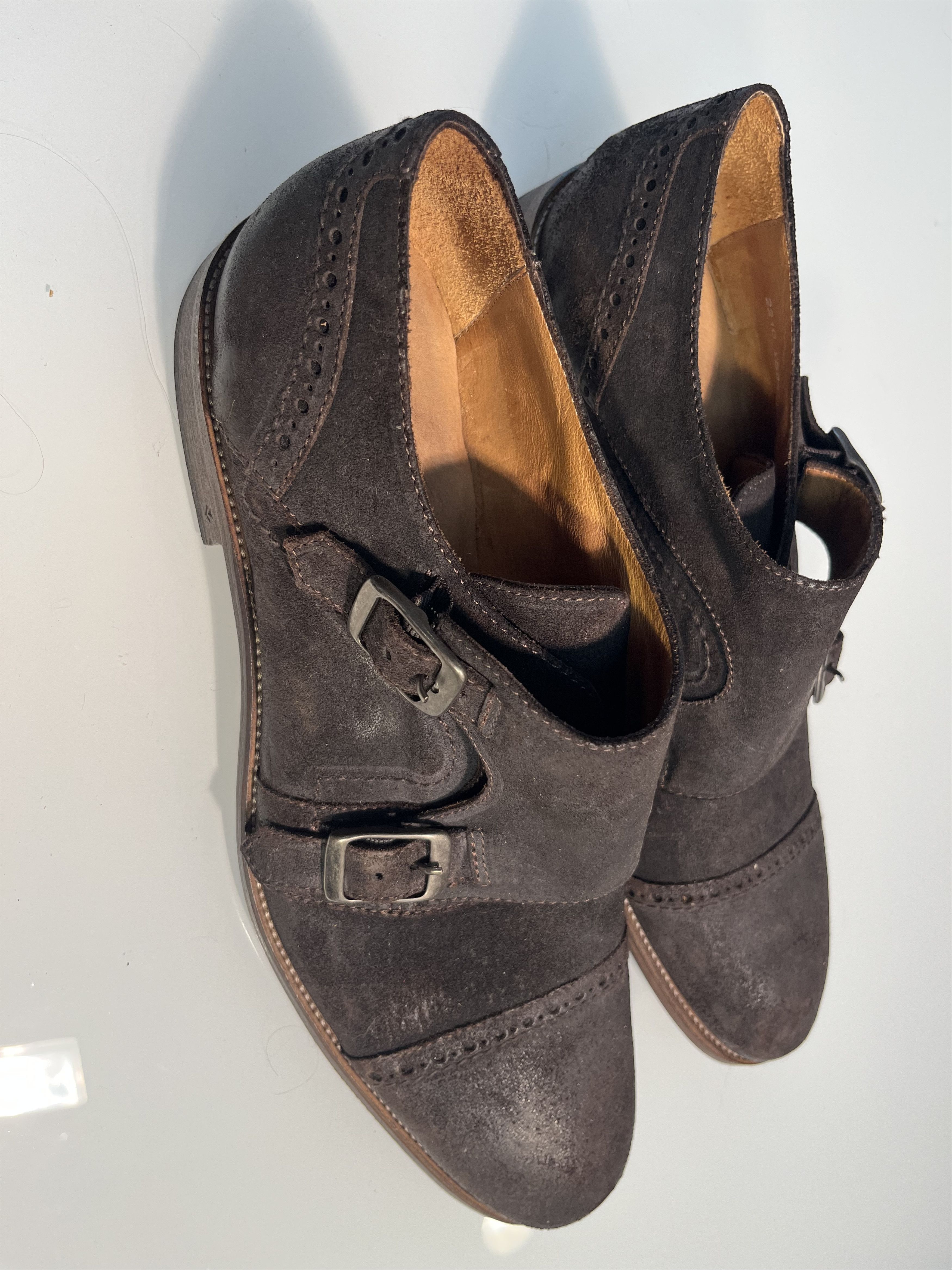 John Varvatos Double Monk Strap Size US 11 / EU 44 - 5 Thumbnail