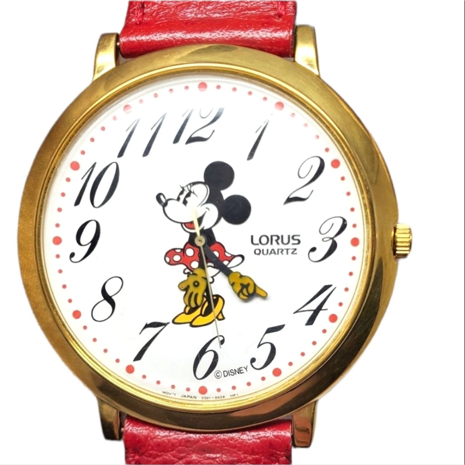 Disney X Lorus Minnie Mouse Vintage Jumbo Quartz Watch display picture 3