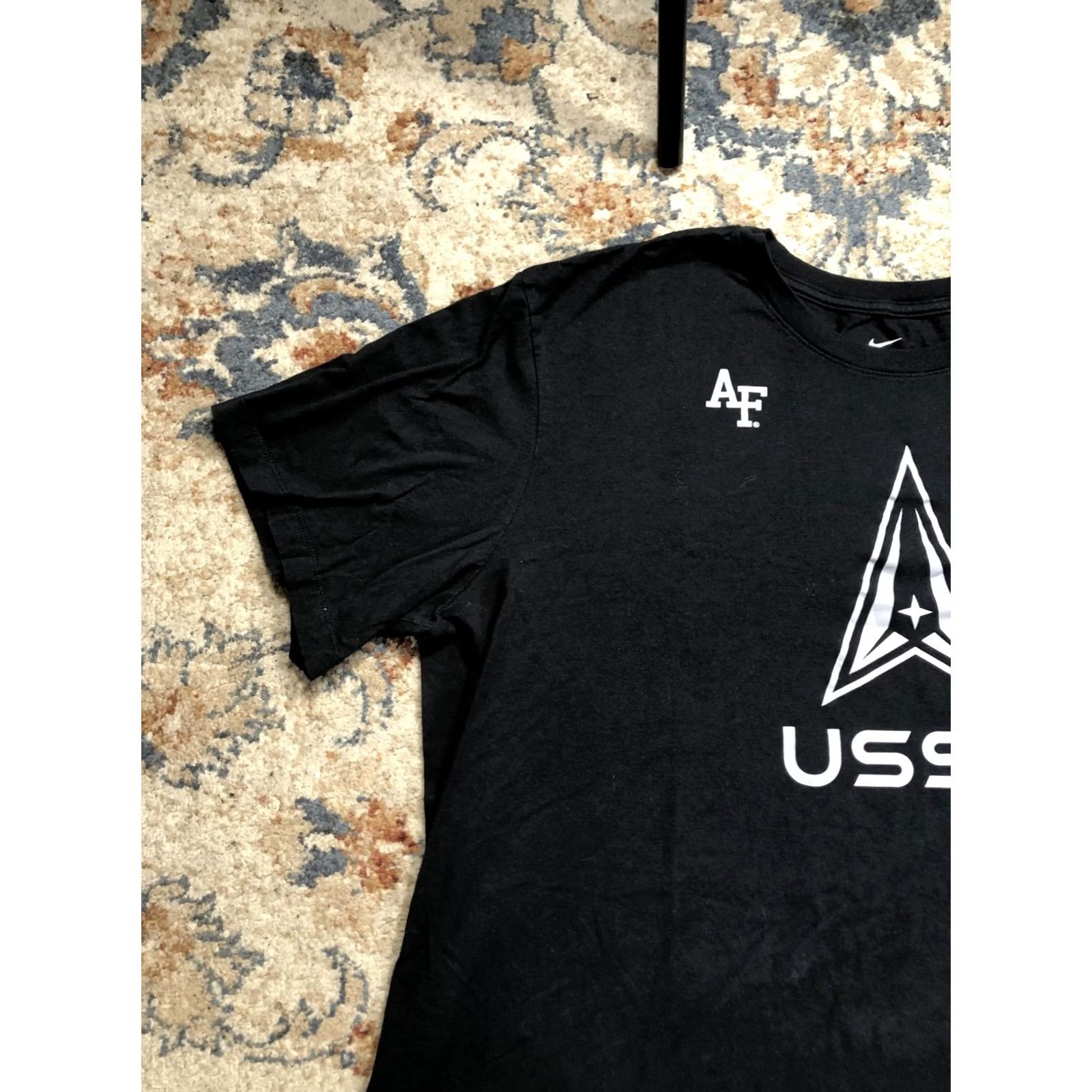 Nike Nike USSF Space Force Shirt Mens 2XL Black AF Graphic Tee Crewneck Military Size US XXL / EU 58 / 5 - 3 Thumbnail