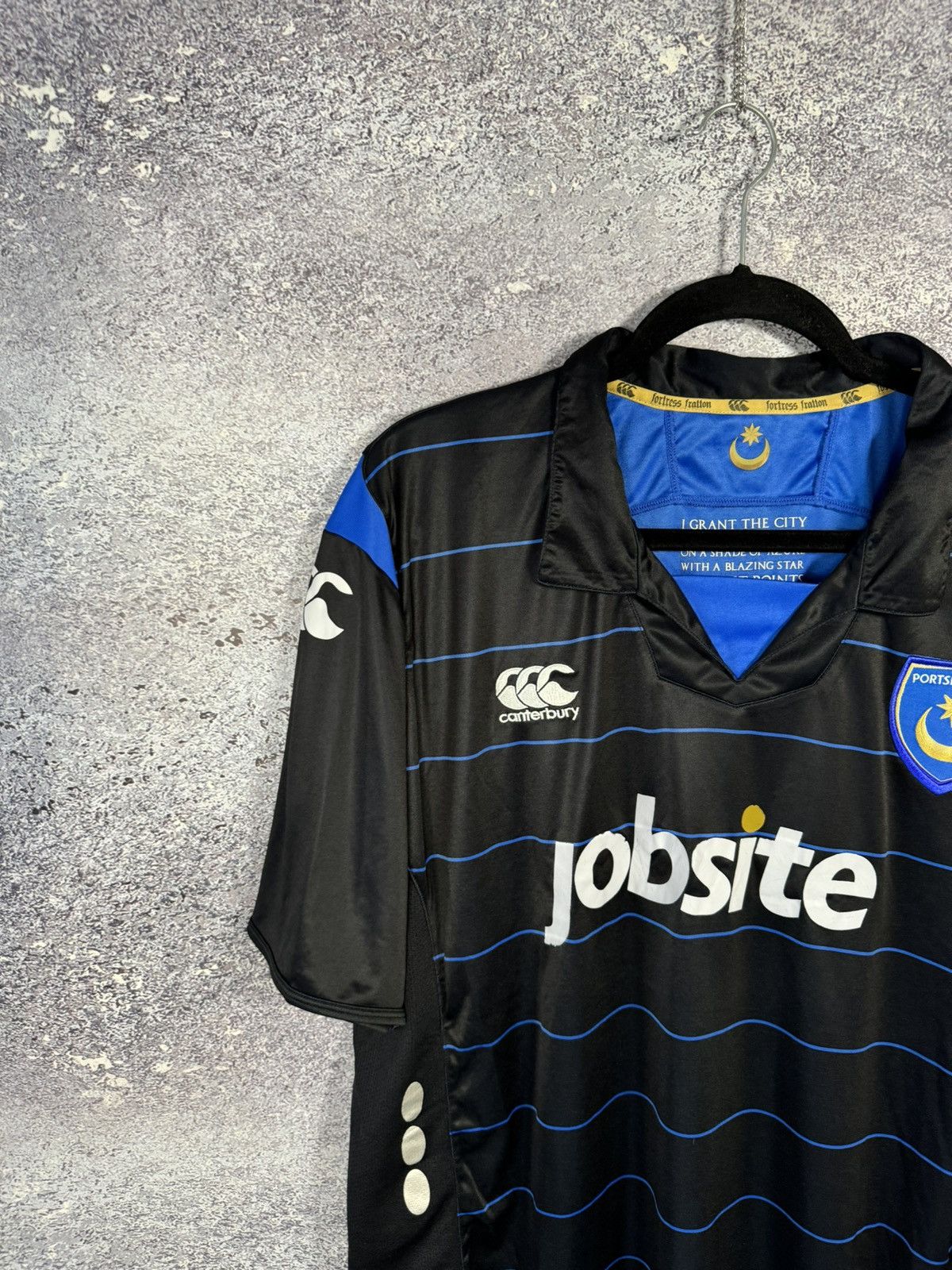 Canterbury of New Zealand × Vintage Vintage Portsmouth 2009/10 Canterbury Jersey Blokcore XL siz Size US XL / EU 56 / 4 - 2 Thumbnail