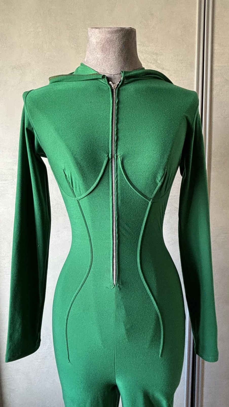 Jean Paul Gaultier Gaultier green jumpsuit vintage Size 27" / US 4 / IT 40 - 2 Thumbnail
