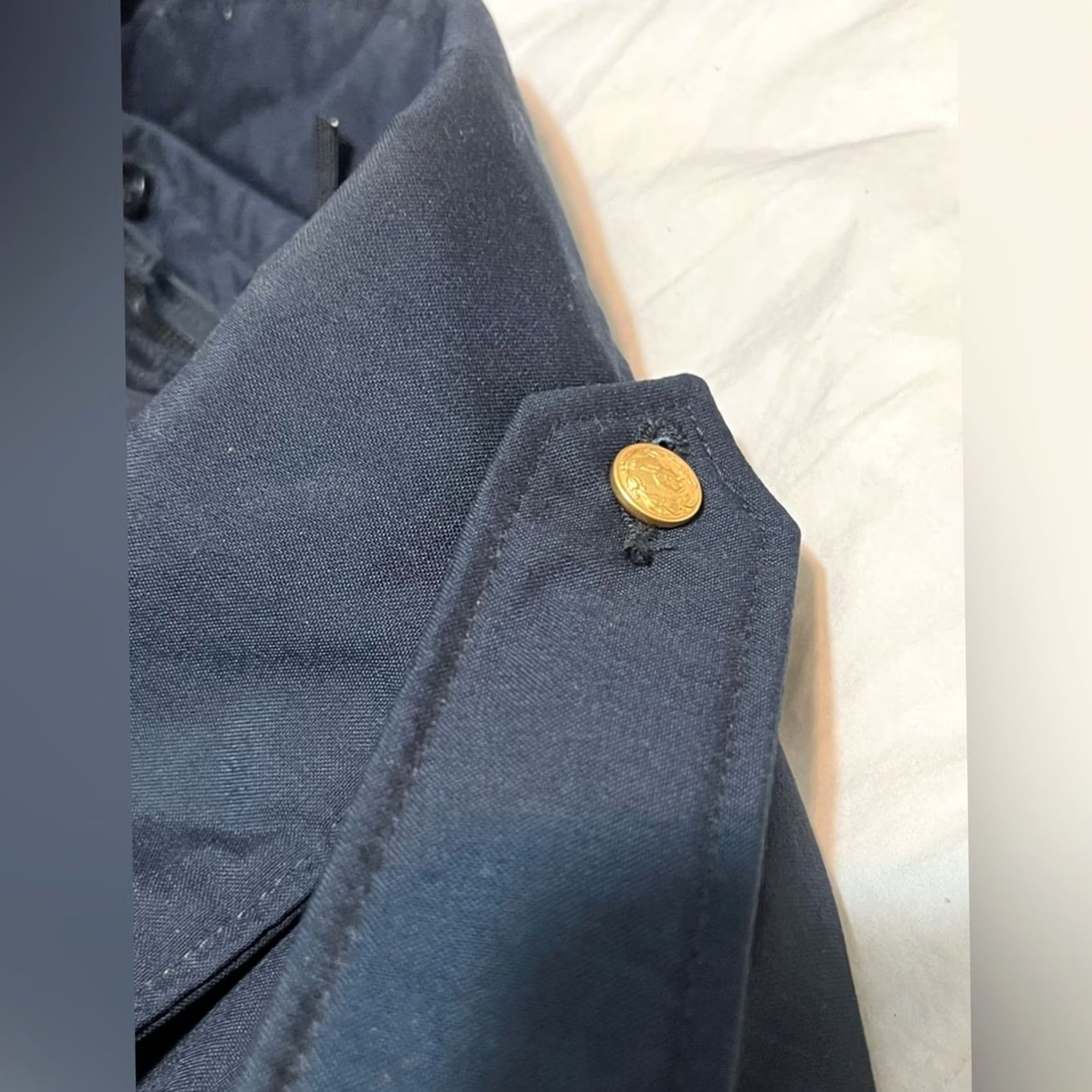 Vintage VINTAGE i.spiewak Police Security Duty Jacket THINSULATE SZ 48 MADE IN USA Men Nylon Blue Military Jacket 48 Mens Size US M / EU 48-50 / 2 - 5 Thumbnail