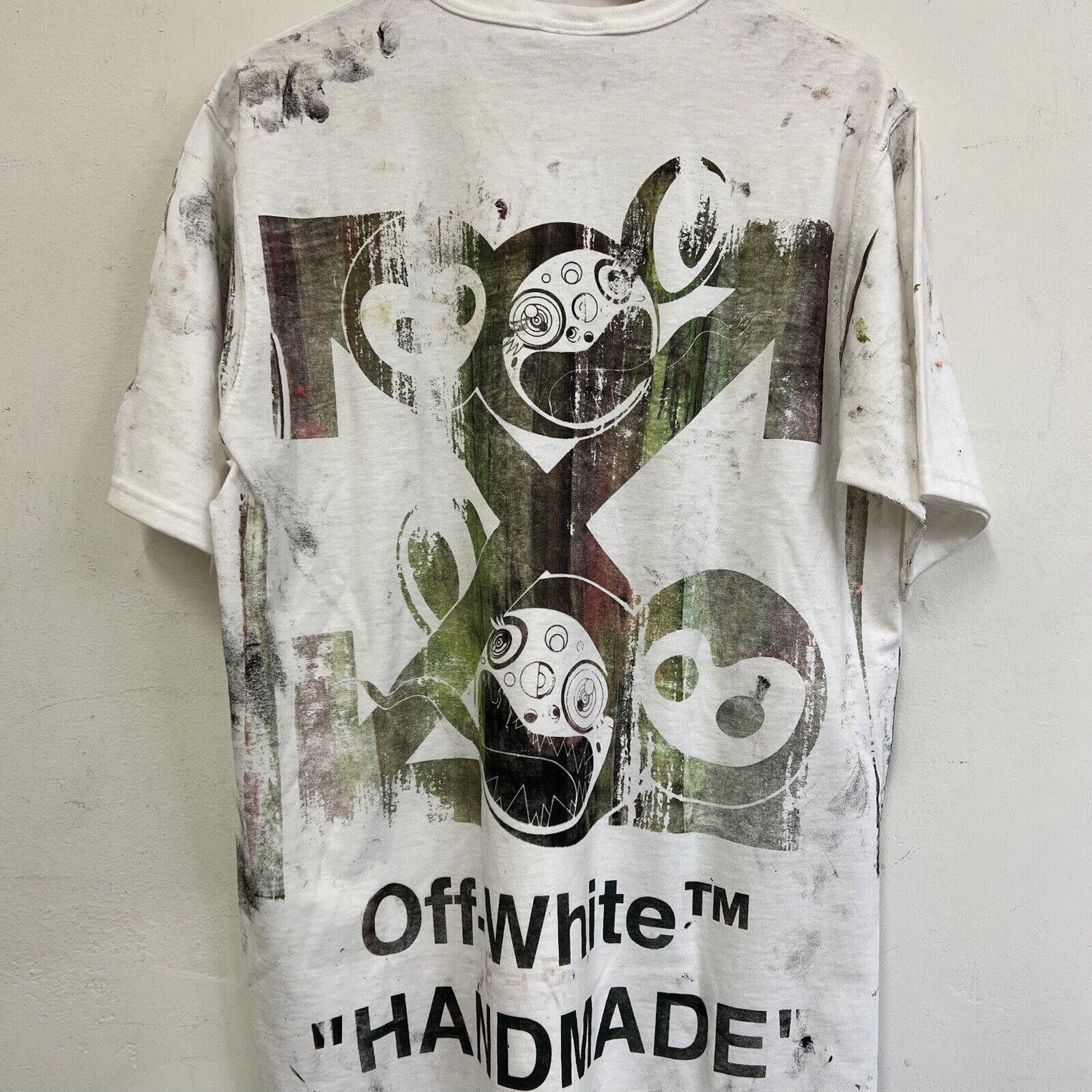 Off-White Off White Complex Con Workshop Exercise Takashi Murakami Tee Size US L / EU 52-54 / 3 - 1 Thumbnail