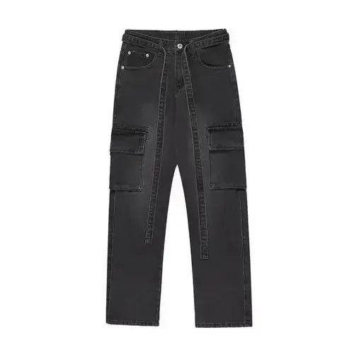 Japanese Brand Vintage multi-pocket cargo jeans Size US 32 / EU 48 - 3 Thumbnail