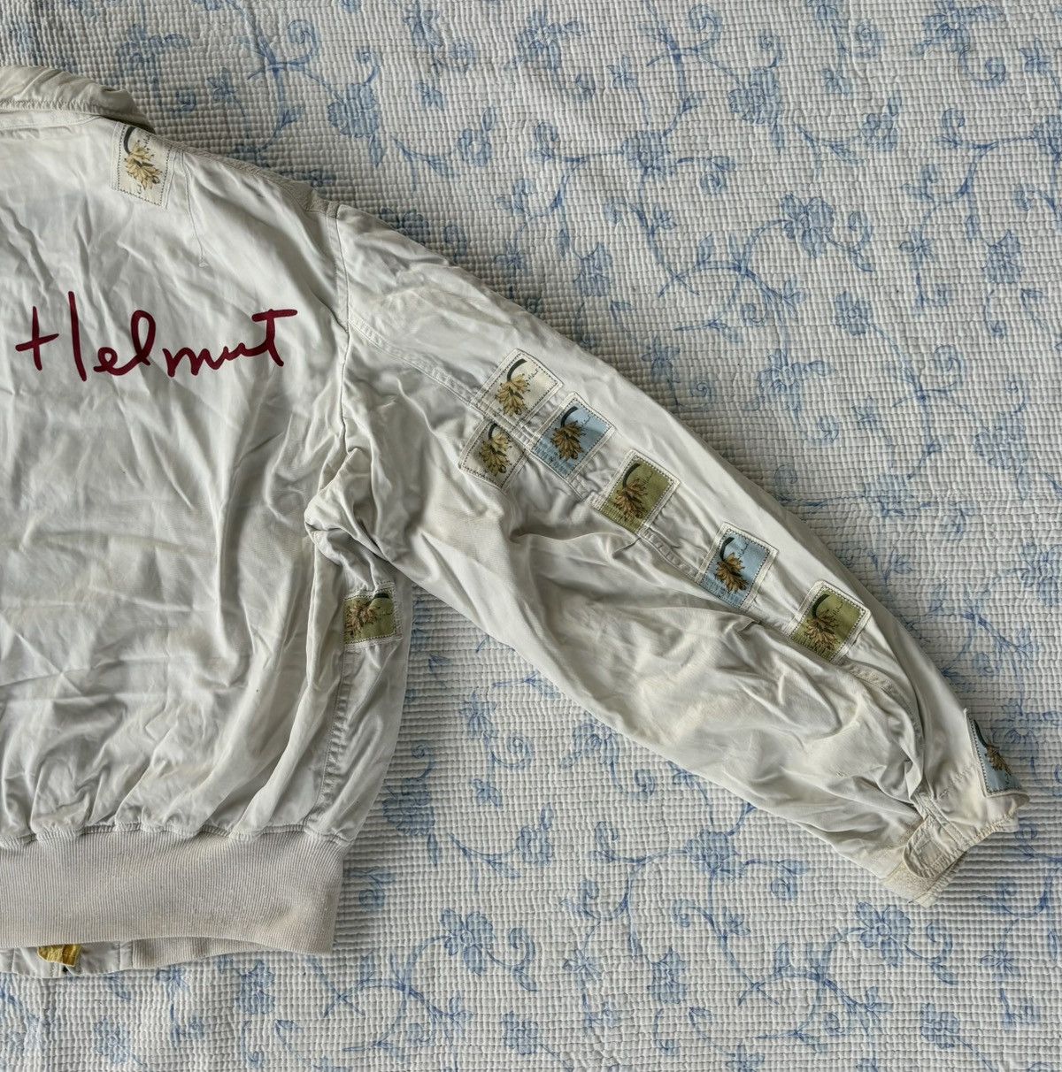 Karl Helmut Karl Helmut Bomber Flower Patch Jacket Size US L / EU 52-54 / 3 - 11 Thumbnail