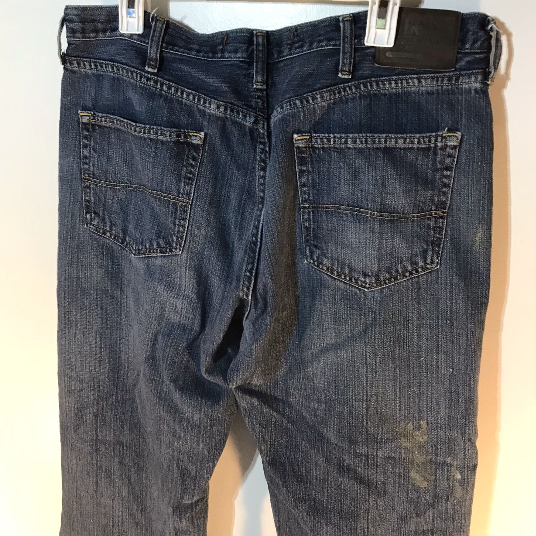 Lee Lee Premium Select Relaxed Straight Leg Jeans Medium Wash Mens Size 38X30 Blue Size US 38 / EU 54 - 6 Thumbnail