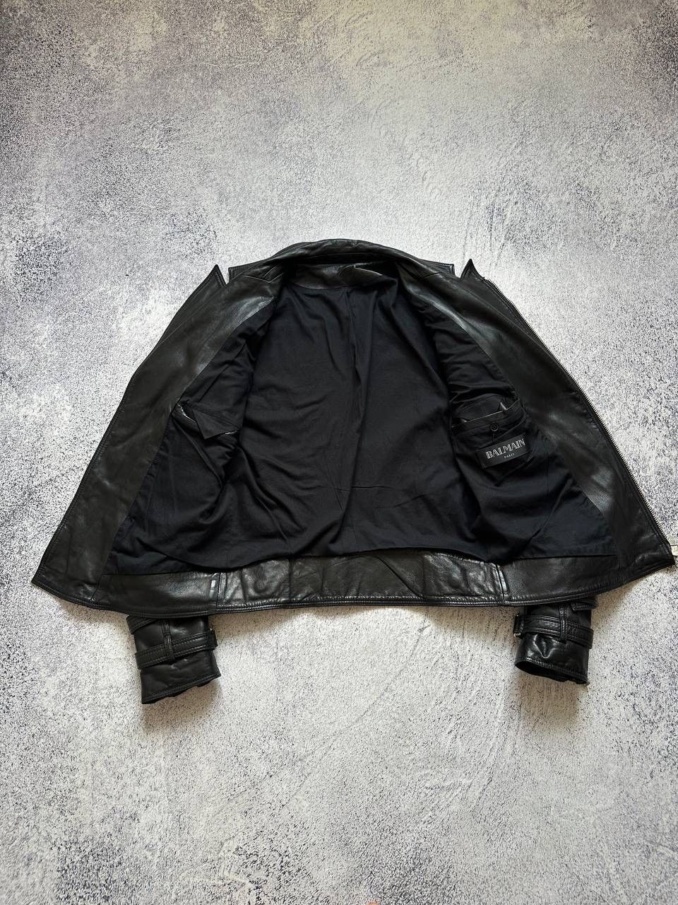 Balmain Balmain Men’s Leather Jacket With Straps Size 48 Size US M / EU 48-50 / 2 - 14 Thumbnail