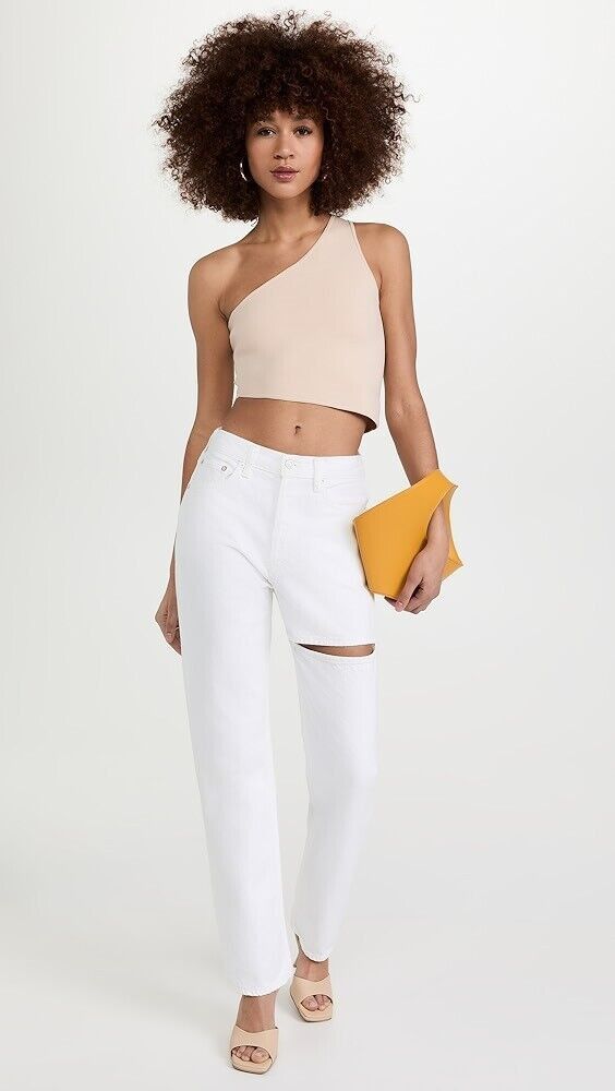 Agolde AGOLDE Lana Slice Straight-Leg Jeans Element White ( 25 ) Size 25" / US 0 / IT 36 - 1 Thumbnail