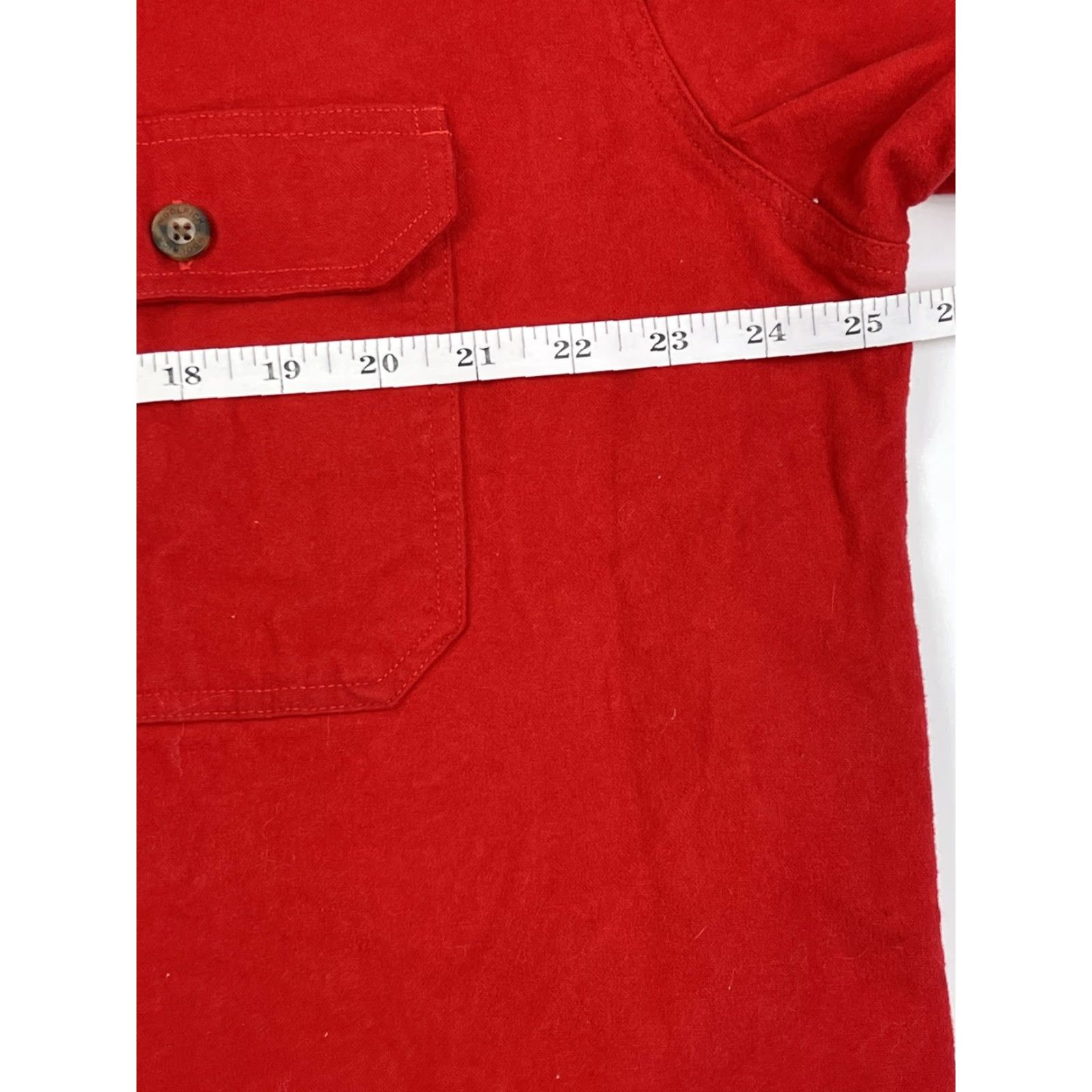 Vintage VINTAGE Woolrich Sportsman Button-Up Shirt Chamois Flannel Mens L Red Cotton Cotton Flannel All Seasons Pockets 90s USA Shirt Mens Size US L / EU 52-54 / 3 - 5 Thumbnail