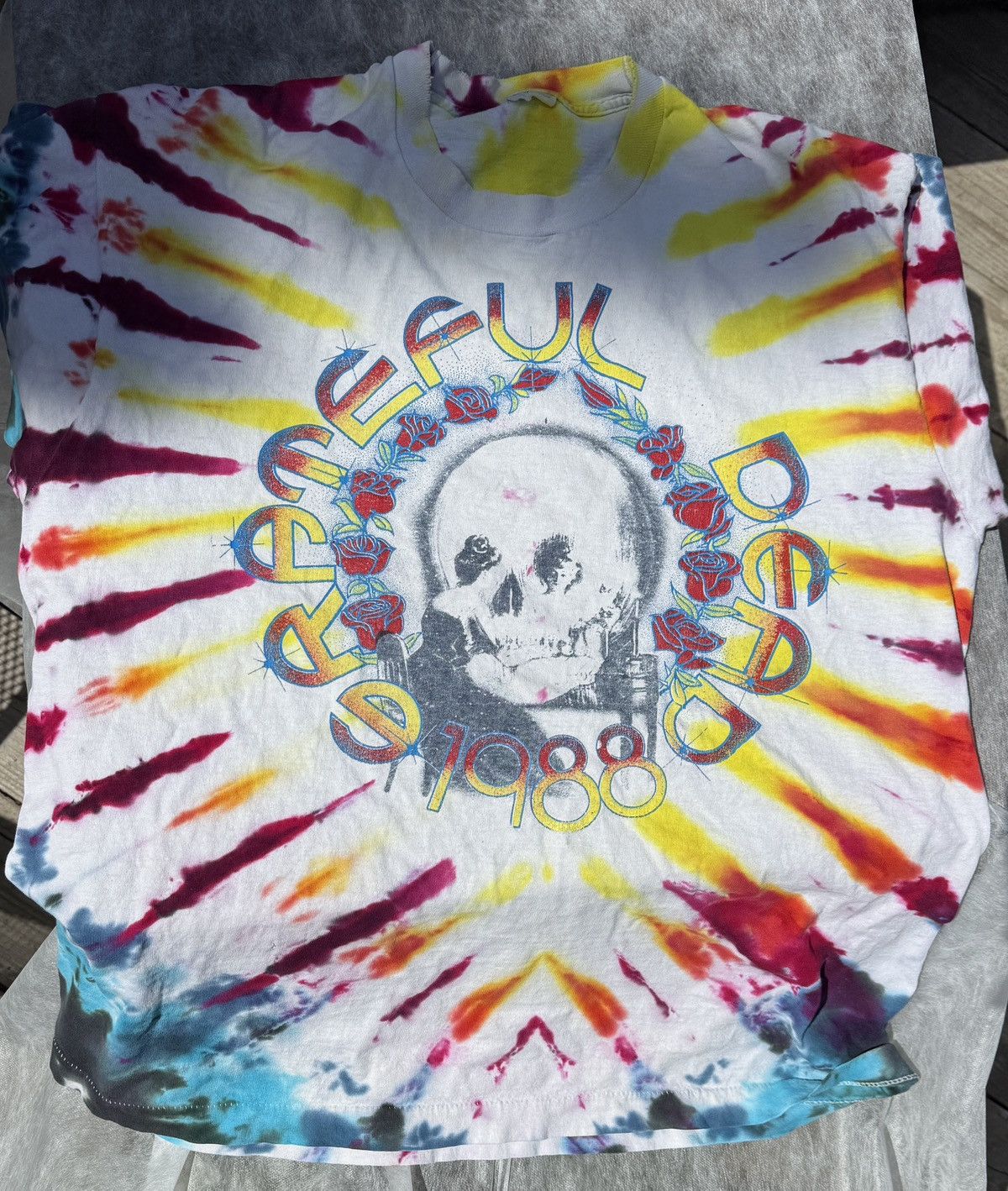 Vintage RARE 1988 Grateful Dead single stitch Size US L / EU 52-54 / 3 - 1 Thumbnail