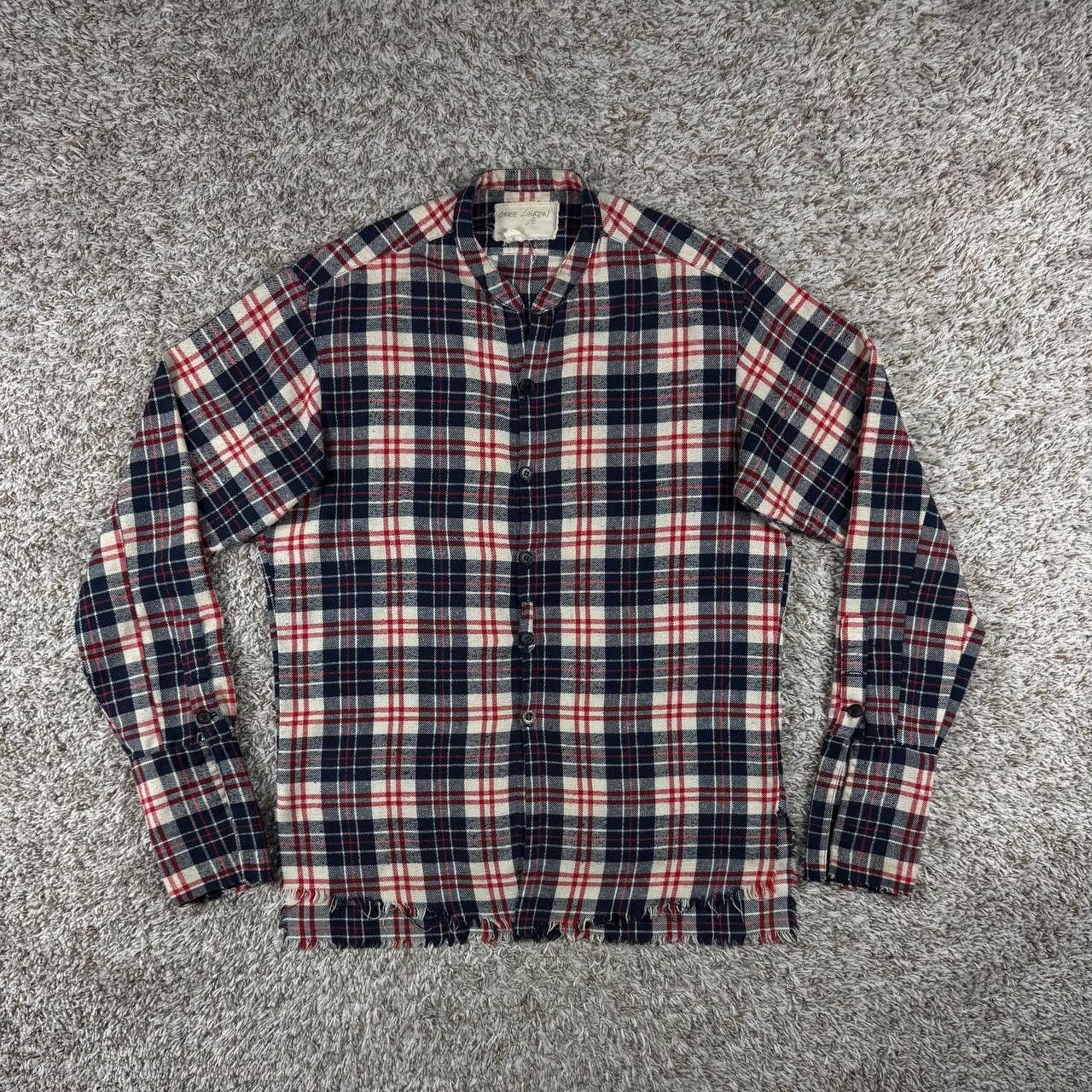 Greg Lauren Greg Lauren Flannel Plaid Shirt Long Sleeve Size US L / EU 52-54 / 3 - 1 Thumbnail