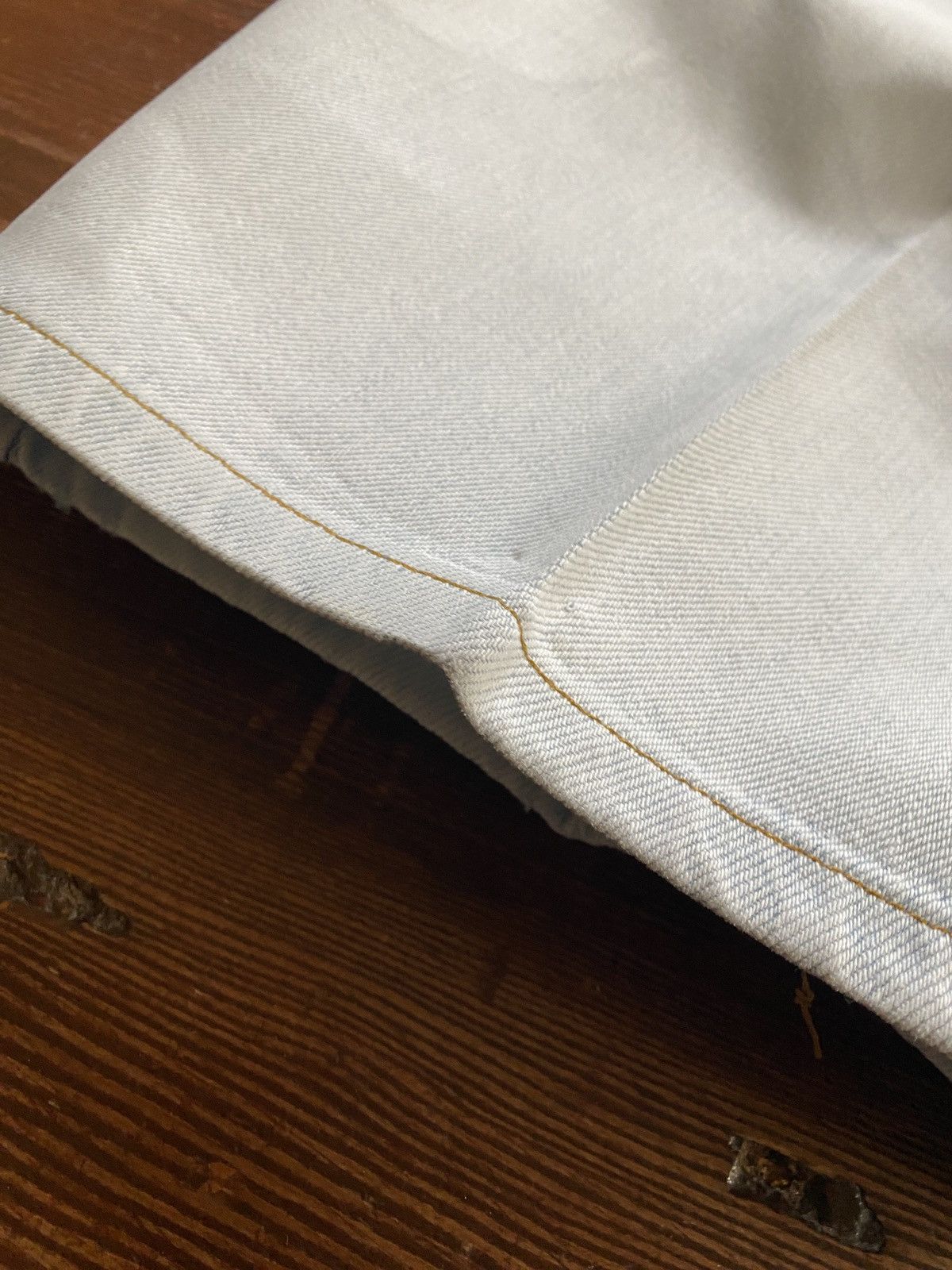 Structure × Vintage Vintage 90’s Structure Bleached Wide Leg Denim Shorts Size US 32 / EU 48 - 18 Thumbnail