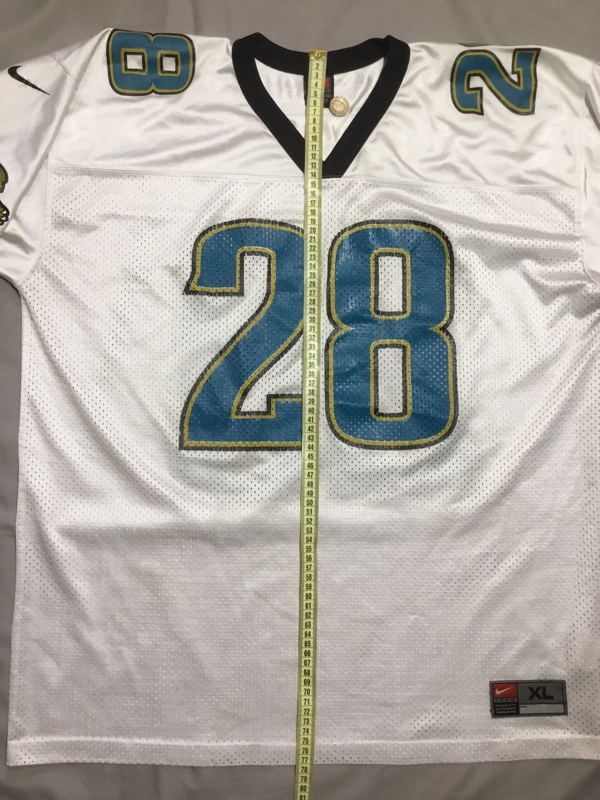 Nike Fred Taylor Jacksonville Jaguars authentic Nike #28 Size US XL / EU 56 / 4 - 7 Thumbnail
