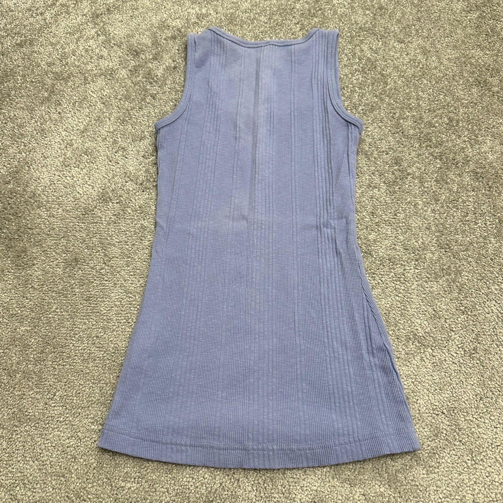 Jockey Jockey Tank Women Small Solid Purple Scoop Neck Cotton Ribbed Knit Size S / US 4 / IT 40 - 2 Thumbnail