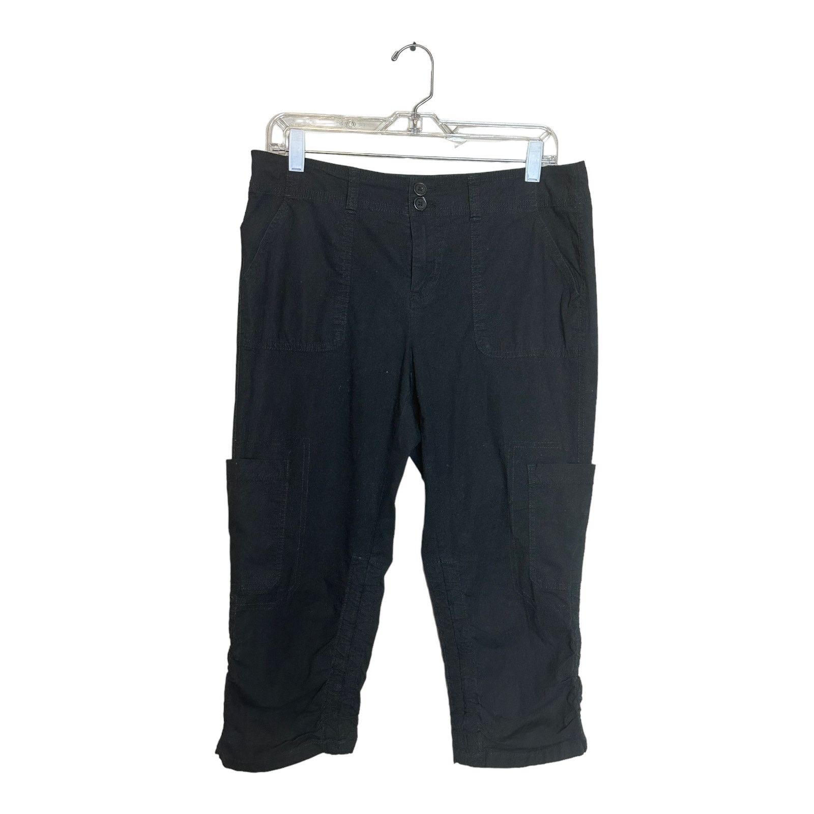 DKNY DKNY Jeans black casual carpenter capri pants size 10 Size 32" / US 10 / IT 46 - 7 Thumbnail