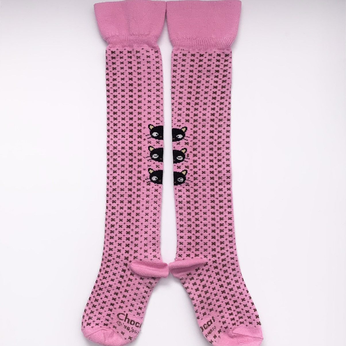 Vintage Rare 2005 Chococat pink knee high socks Size ONE SIZE - 17 Thumbnail