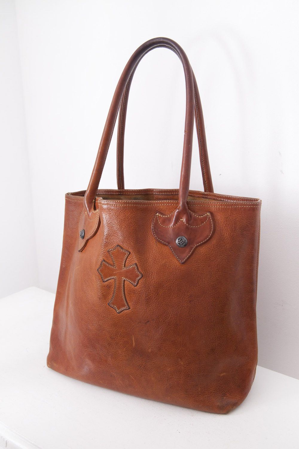 Chrome Hearts Chrome Hearts leather tote bag w cross patch Size ONE SIZE - 5 Thumbnail