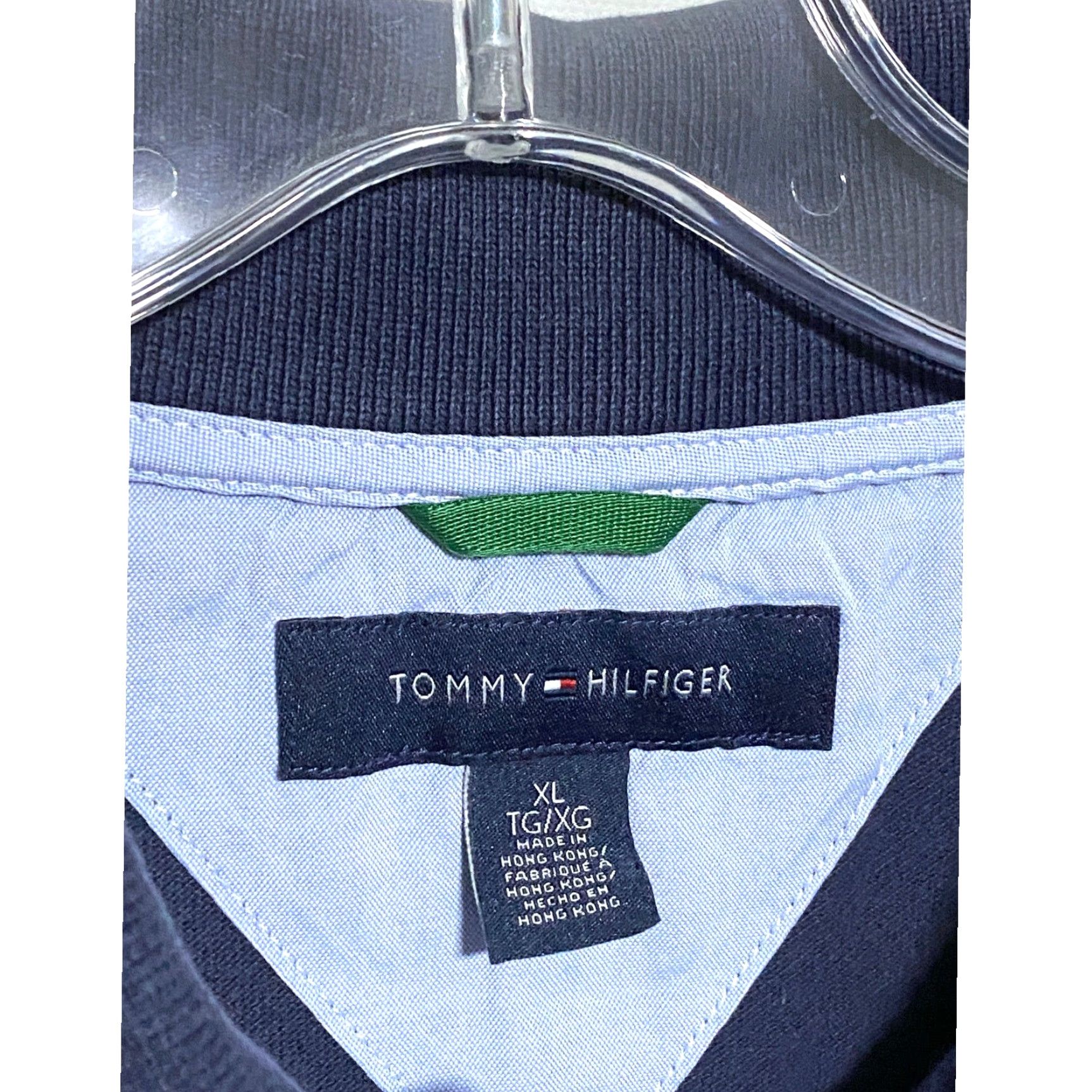 Tommy Hilfiger Tommy Hilfiger Polo Shirt Navy Blue Mens XL VTG 2007 Classic Y2K Office Preppy Casual Workwear Office Size US XL / EU 56 / 4 - 6 Thumbnail