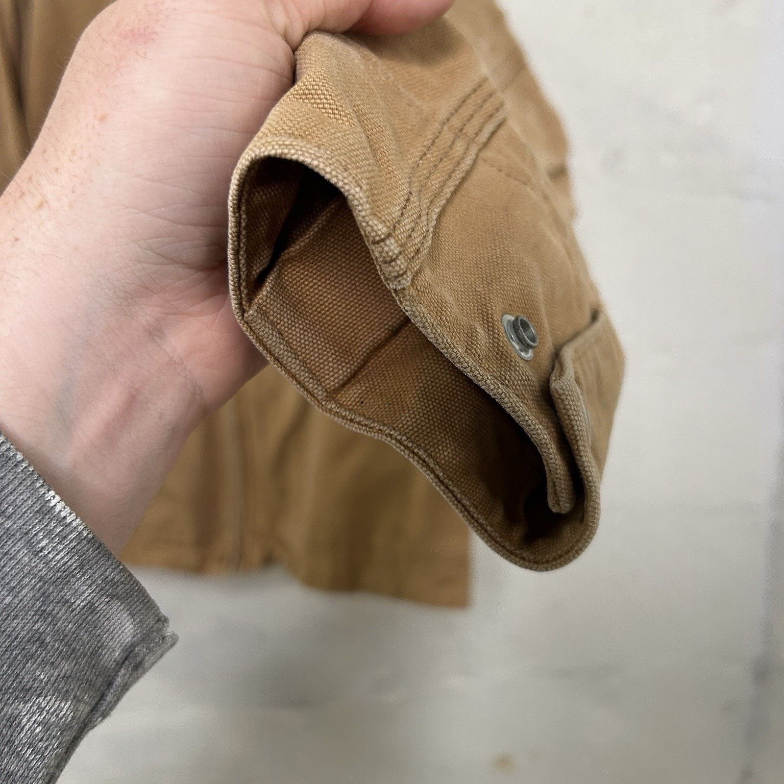 Carhartt Vintage Carhartt Unlined Detroit Jacket “Brown” JU1216 J97 Size US M / EU 48-50 / 2 - 6 Thumbnail