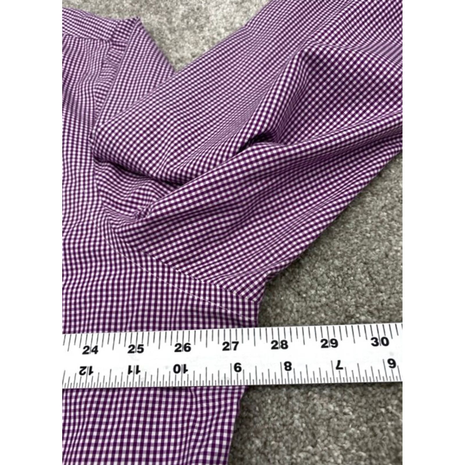 Polo Ralph Lauren Polo Ralph Lauren Shirt Mens 2XL Long Sleeve Button Up Purple White Checkered Size US XXL / EU 58 / 5 - 6 Thumbnail