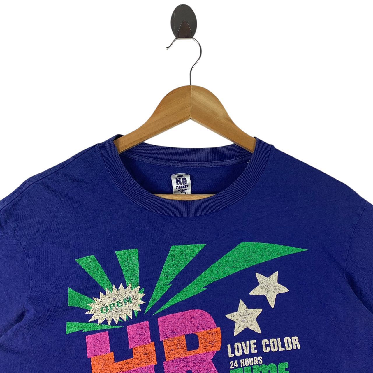 HOLLYWOOD RANCH MARKET × Japanese Brand HR MARKET we never close spellout Japanese brand tee Size US L / EU 52-54 / 3 - 2 Thumbnail