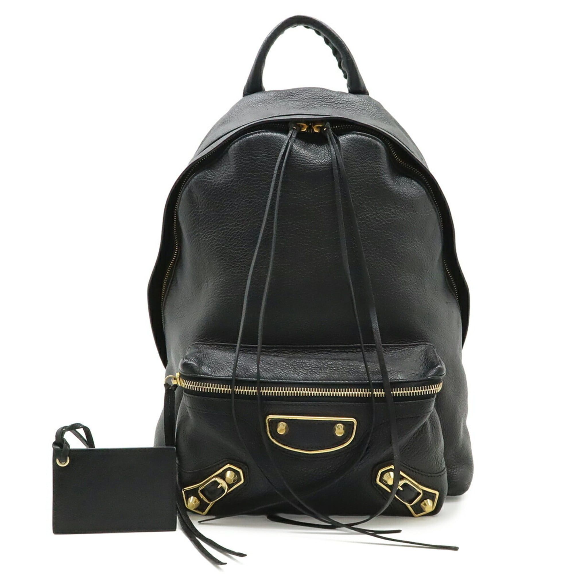 Balenciaga BALENCIAGA City Backpack, Rucksack, Daypack, Leather, Black, Item No. 453294 Size ONE SIZE - 1 Thumbnail