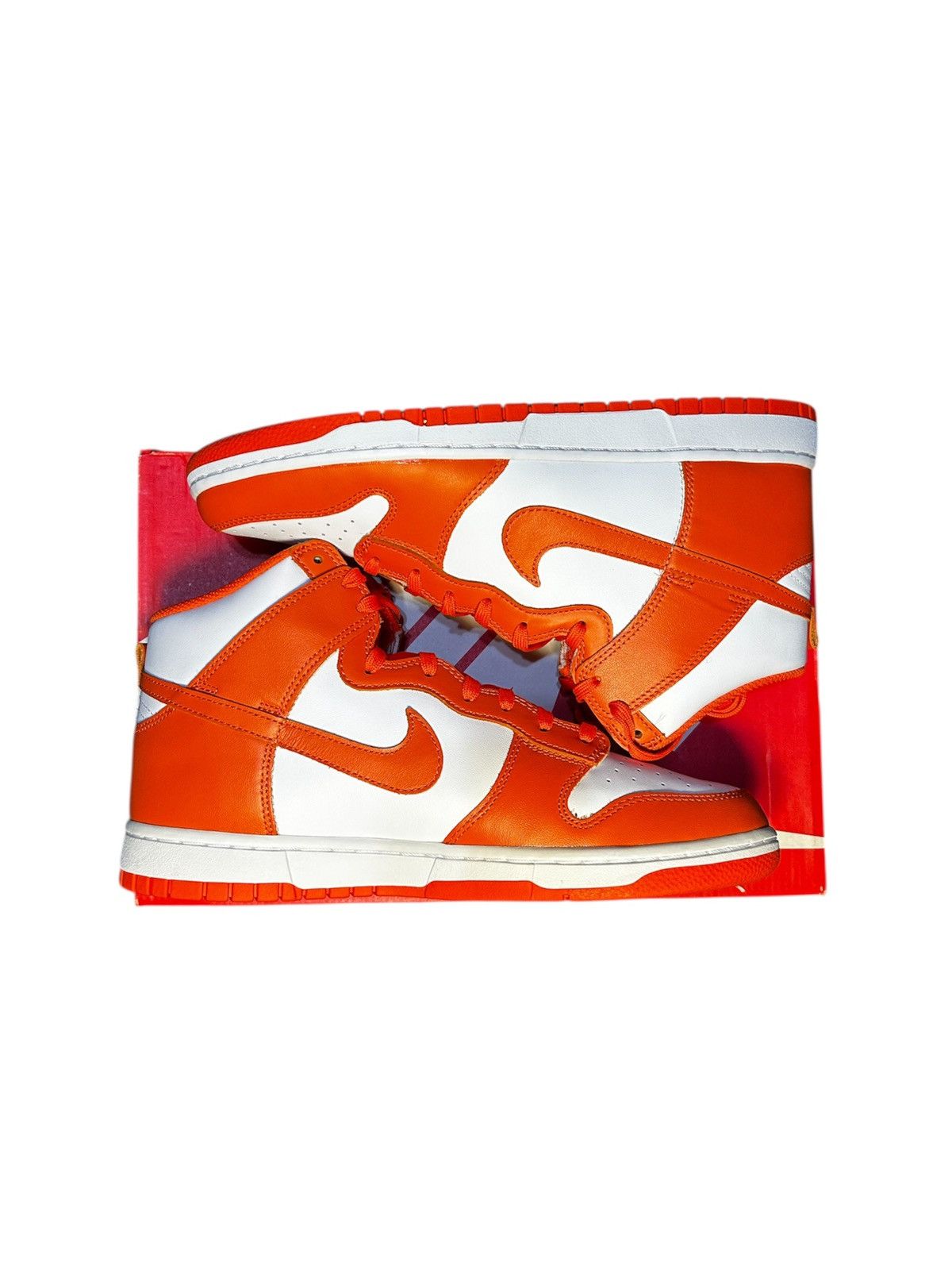 Nike Nike Dunk High White Orange Blaze White 10.5 Size US 10.5 / EU 43-44 - 1 Thumbnail