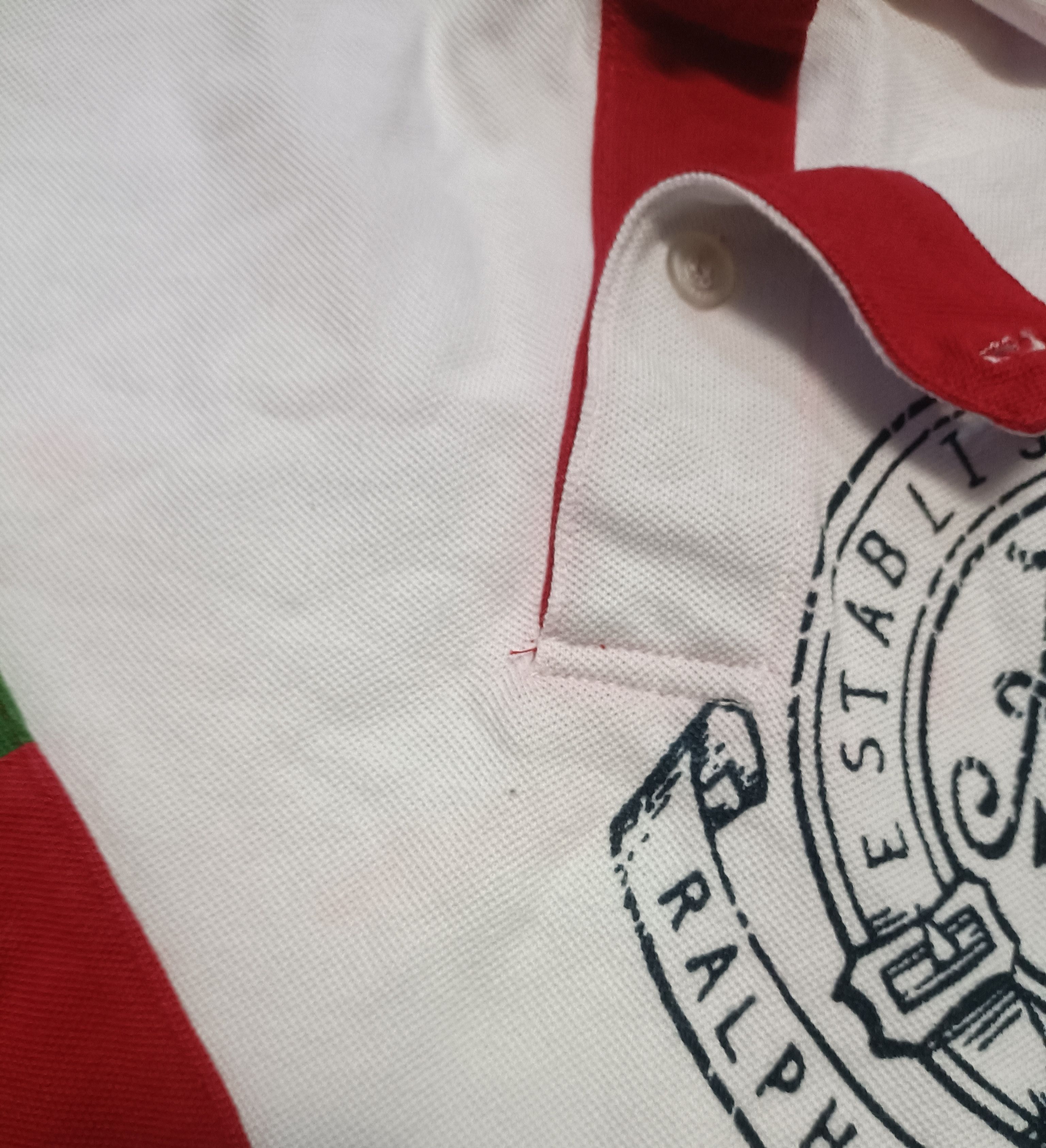 Polo Ralph Lauren × Vintage Vintage Polo Ralph Lauren Bleecker Q Pier 18 Polo Shirt Size US M / EU 48-50 / 2 - 14 Thumbnail