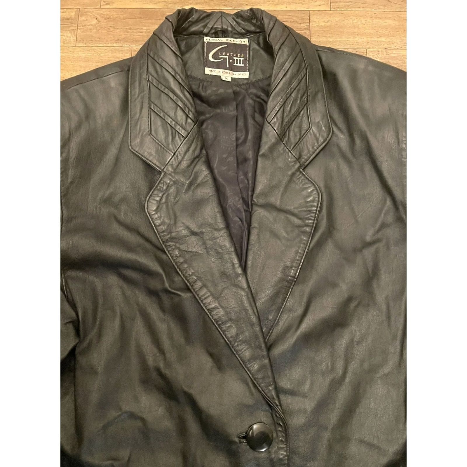 G-III G-III Women's Trench Coat Long Leather Black M Shirt? Size M / US 6-8 / IT 42-44 - 2 Thumbnail