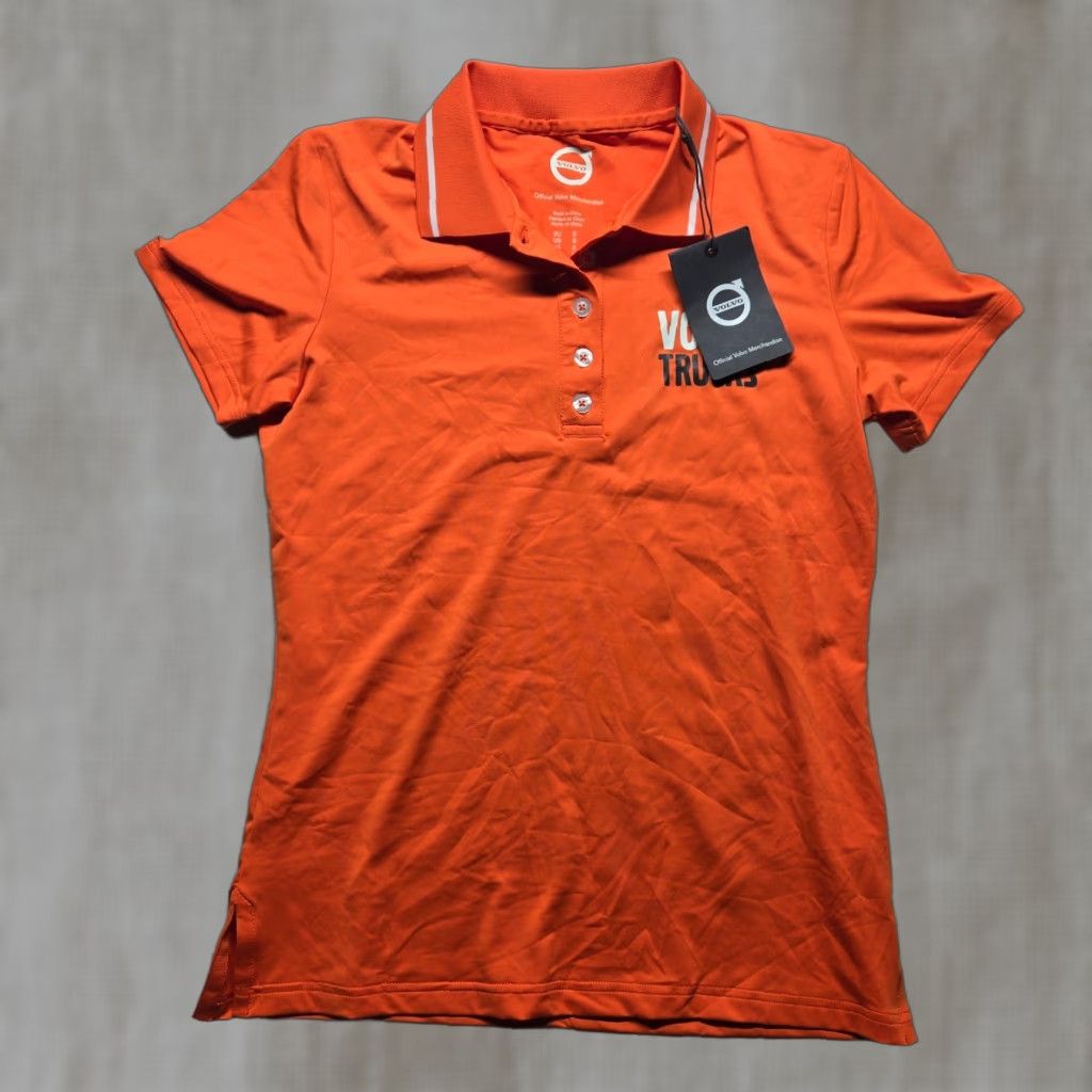 Vintage Volvo Shirt Orange Polo Shirt Short Sleeve Women S Small Womens Polo Shirt Volvo Orange Polo Shirt Short Sleeve Small S Women Size S / US 4 / IT 40 - 1 Thumbnail