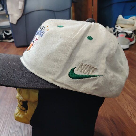 Nike Vintage 90s Nike Basketball Snap Hat Cap Size ONE SIZE - 4 Thumbnail