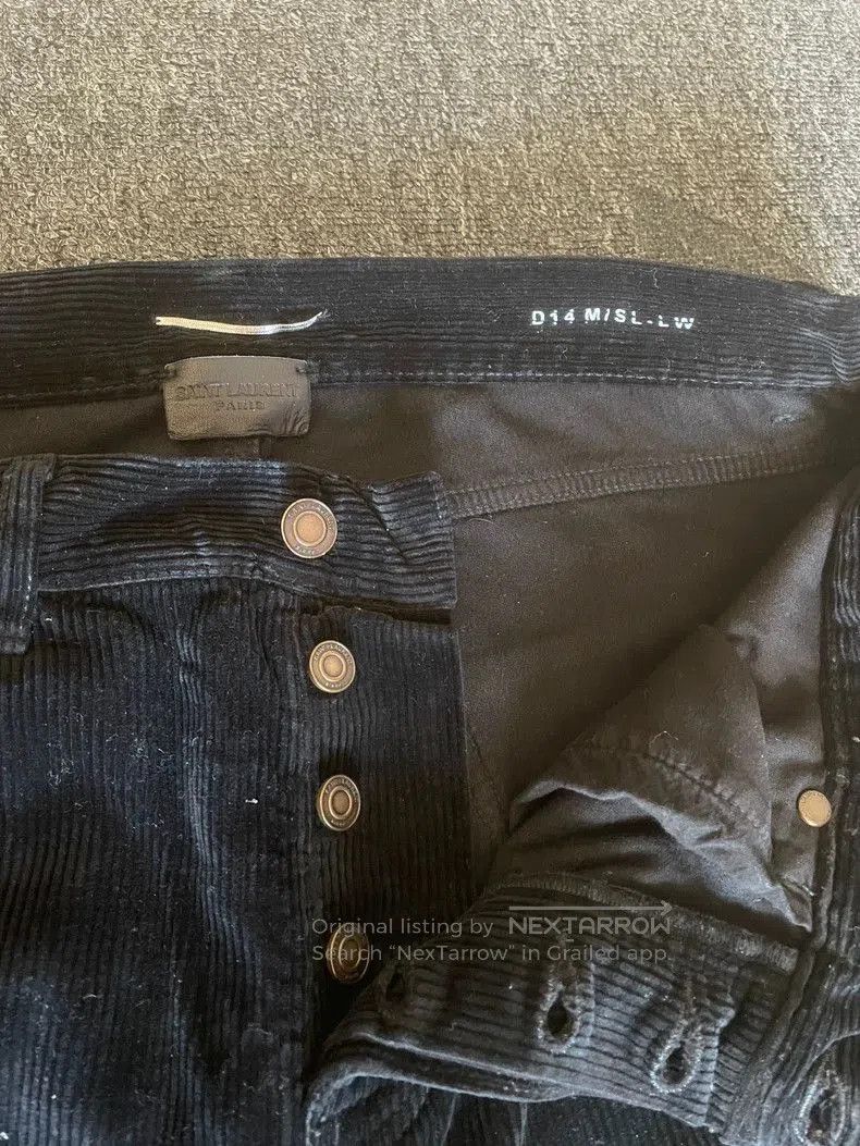Saint Laurent Paris Saint Laurent D14 Corduroy Jeans. Size US 31 - 3 Thumbnail