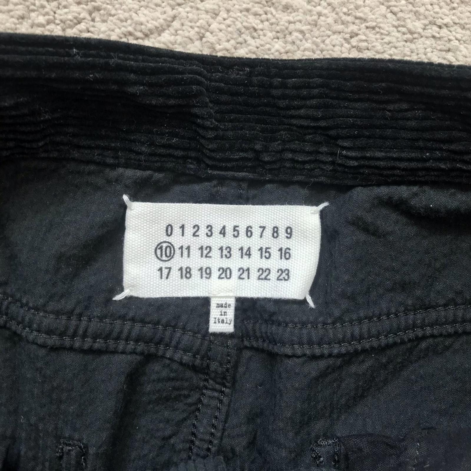 Maison Margiela Margiela Black Corduroy Trousers Size US 28 / EU 44 - 4 Thumbnail