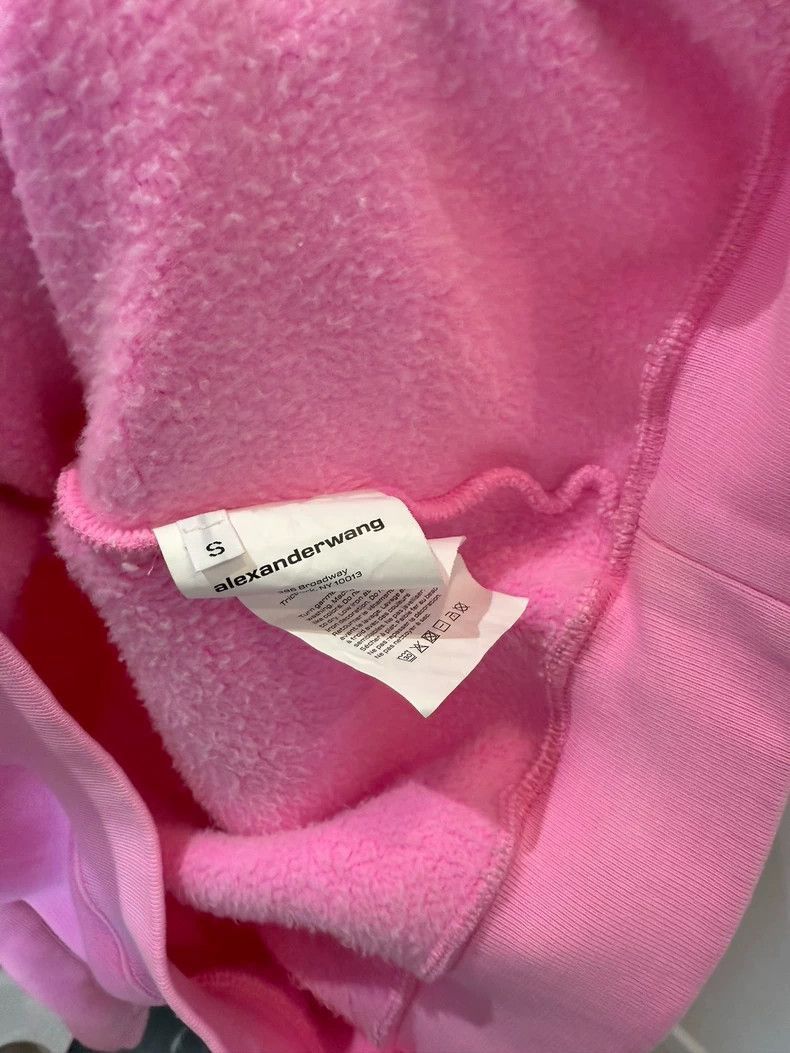 Alexander Wang Alexander Wang Pink Fleece Hoodie S- Size S / US 4 / IT 40 - 3 Thumbnail