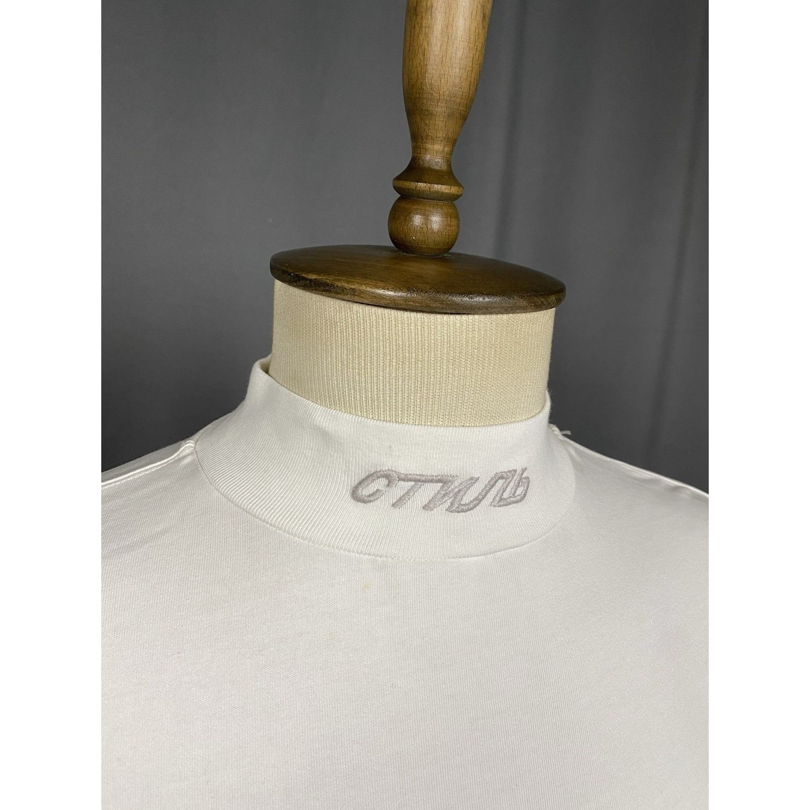 Heron Preston Heron Preston Men's White Oversize Sweater Size S Size US S / EU 44-46 / 1 - 6 Thumbnail