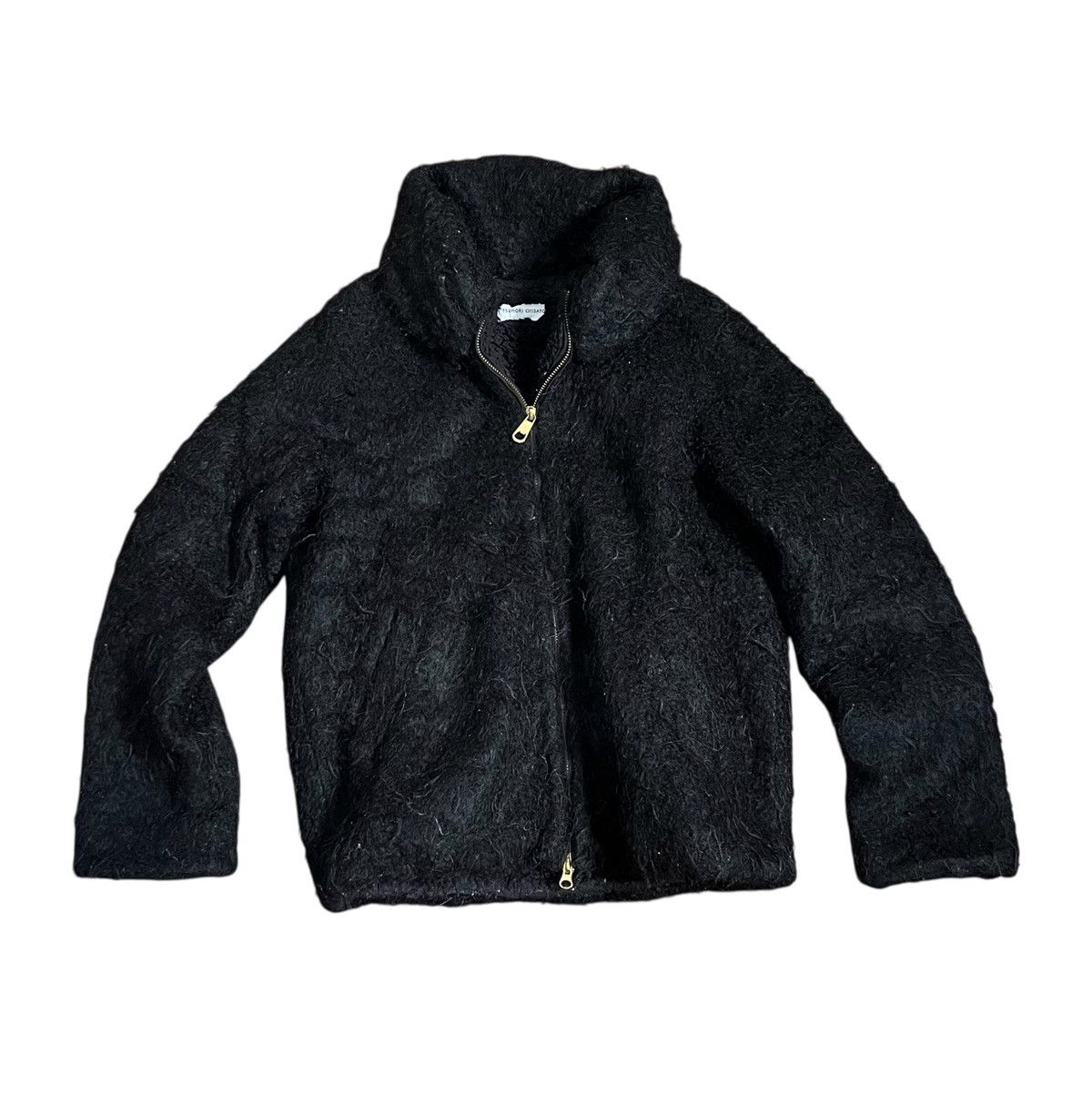 Issey Miyake TAX FREE 🇺🇸 issey miyake tsumori chisato fuzzy black jacket Size US M / EU 48-50 / 2 - 1 Thumbnail