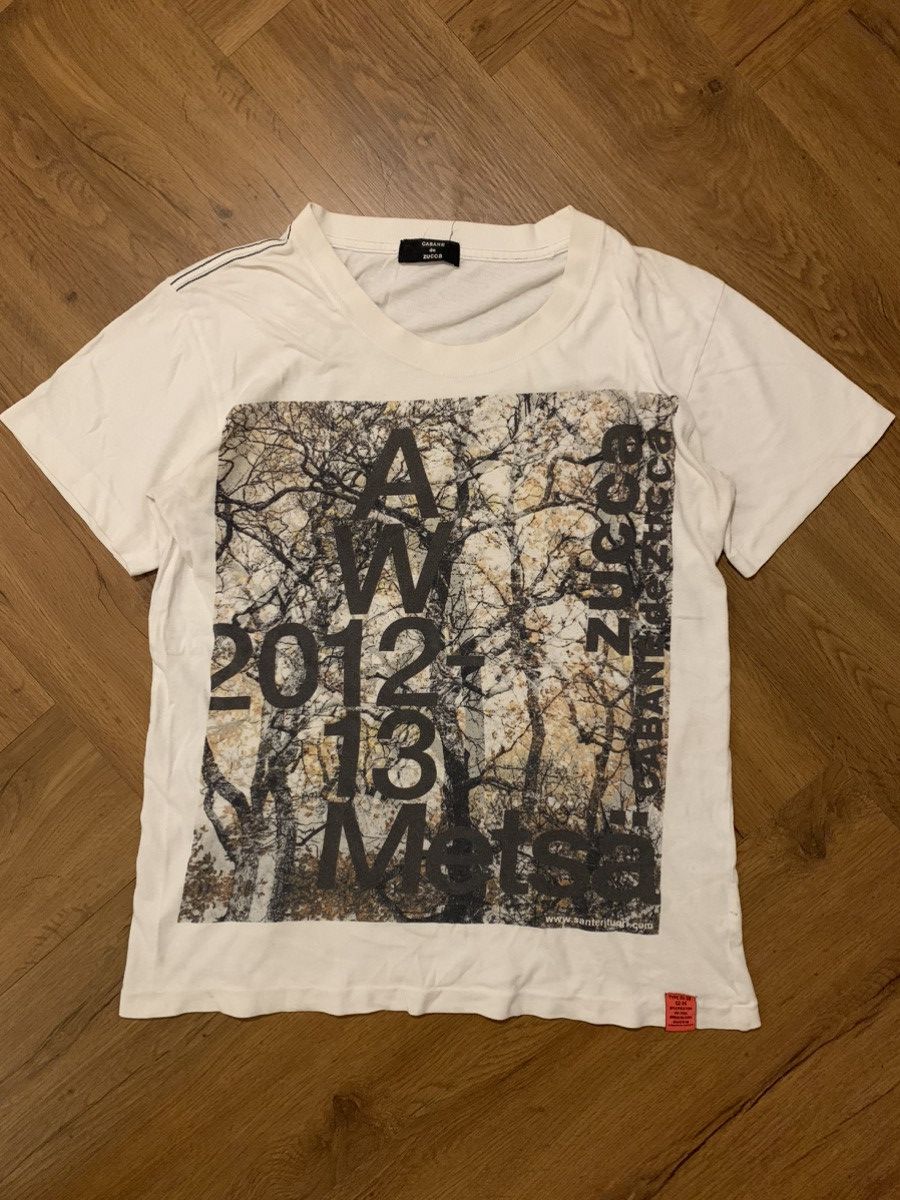 AW2012-13 METSA CABANE DE ZUCCA, Issey Miyake tshirt white