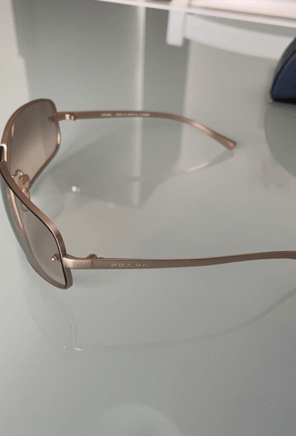 Prada PRADA Sunglasses Flame Sport Star Mask Japan Chrome Silver Size ONE SIZE - 2 Thumbnail
