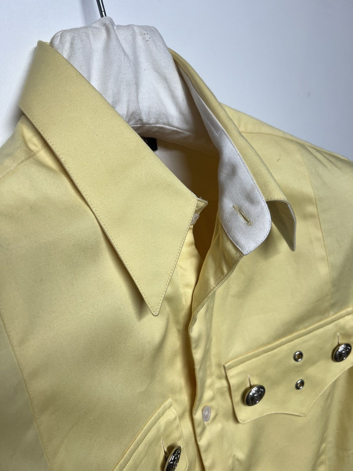Calvin Klein 205W39NYC Western Flap Pocket Shirt Size 38R - 3 Thumbnail