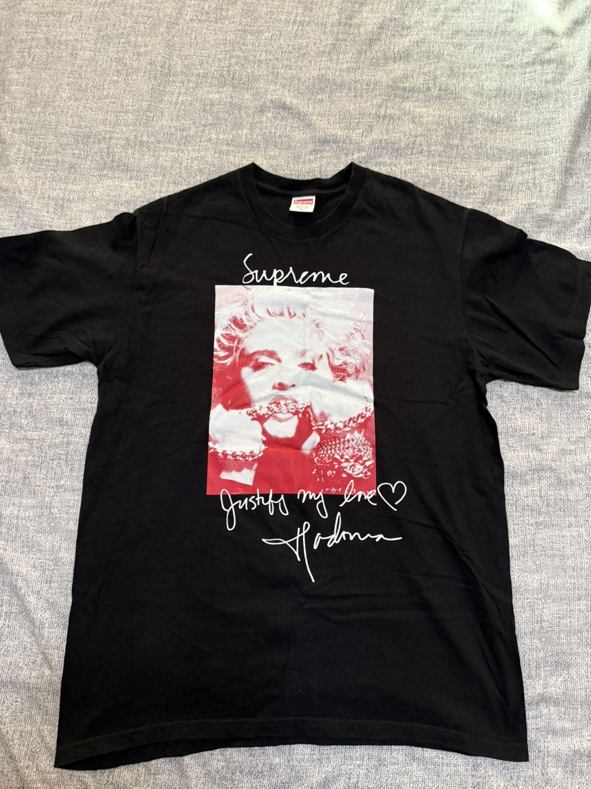 希少XL madonna マドンナ シュプリーム supreme Tシャツ 黒色