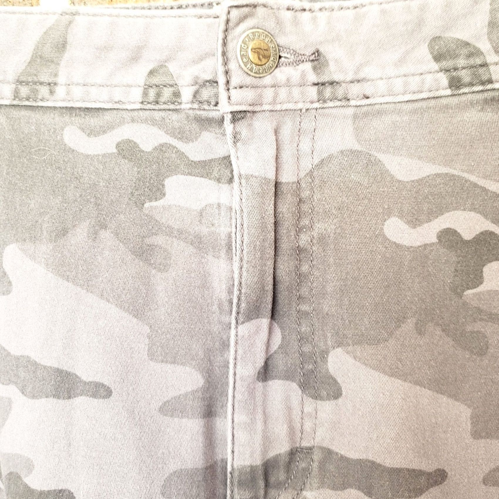 Vintage Red Head Mens Cargo Shorts Black Gray Stonewashed Camouflage Size 36x9 Size US 36 / EU 52 - 4 Thumbnail