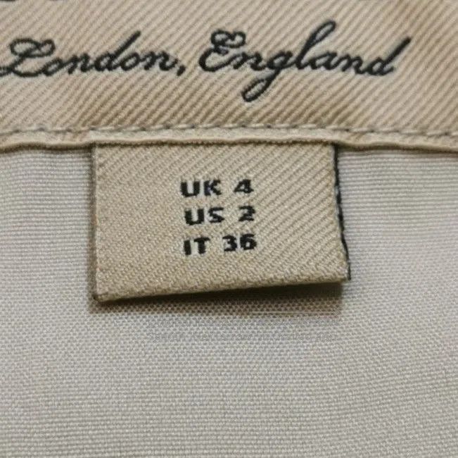 Burberry Burberry Beige Cotton Long Sleeve Shirt . Size US XS / EU 42 / 0 - 5 Thumbnail