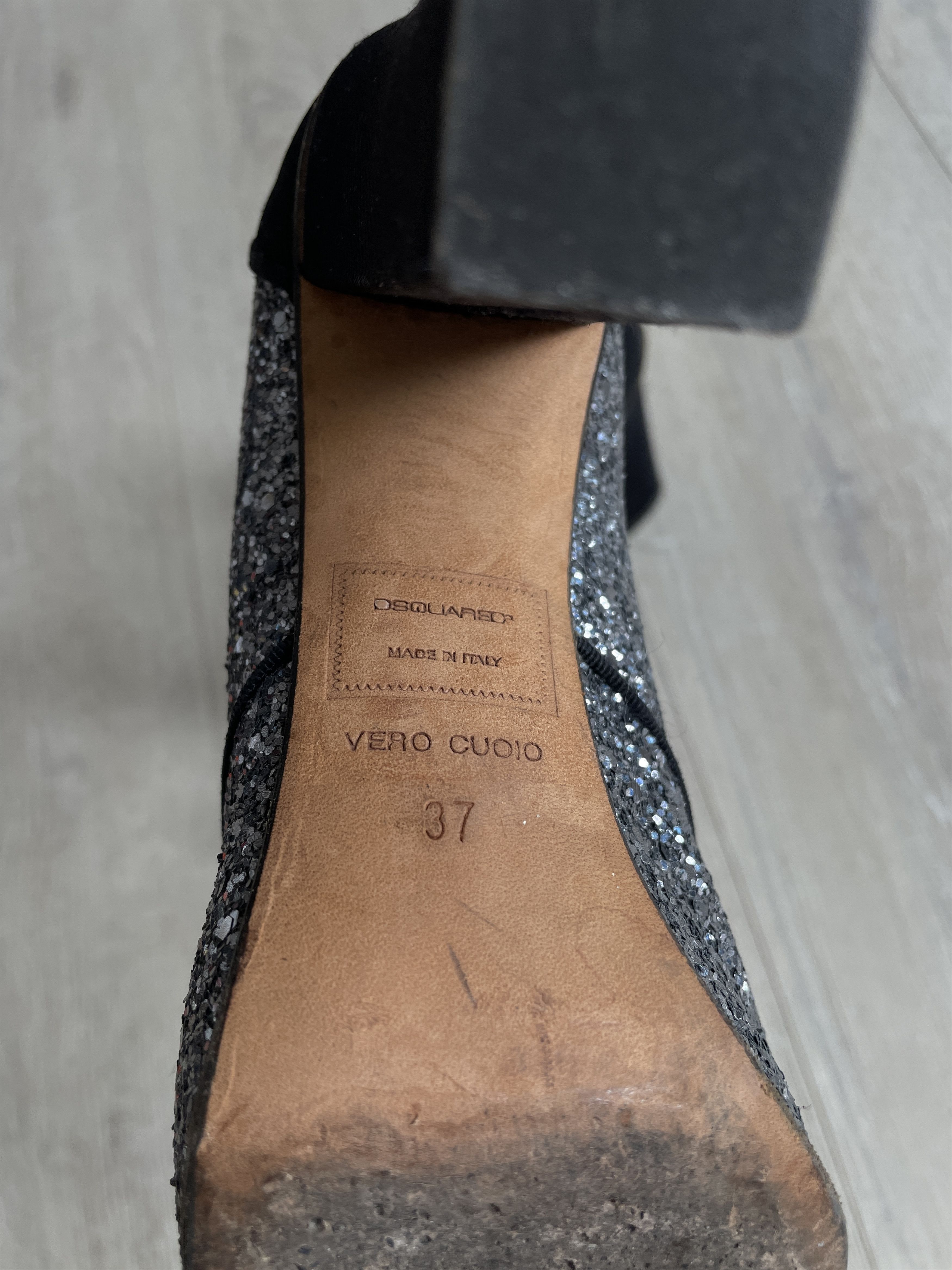 Dsquared2 Dsquared2 AW10 hockey collection glitter heels Size US 7 / IT 37 - 9 Thumbnail