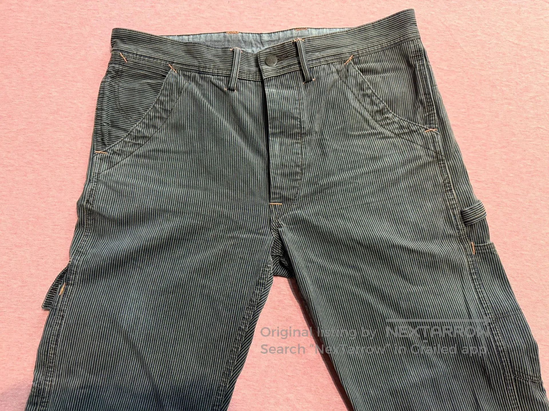 RRL Ralph Lauren RRL Early Striped Logger Pants. Size US 30 / EU 46 - 3 Thumbnail