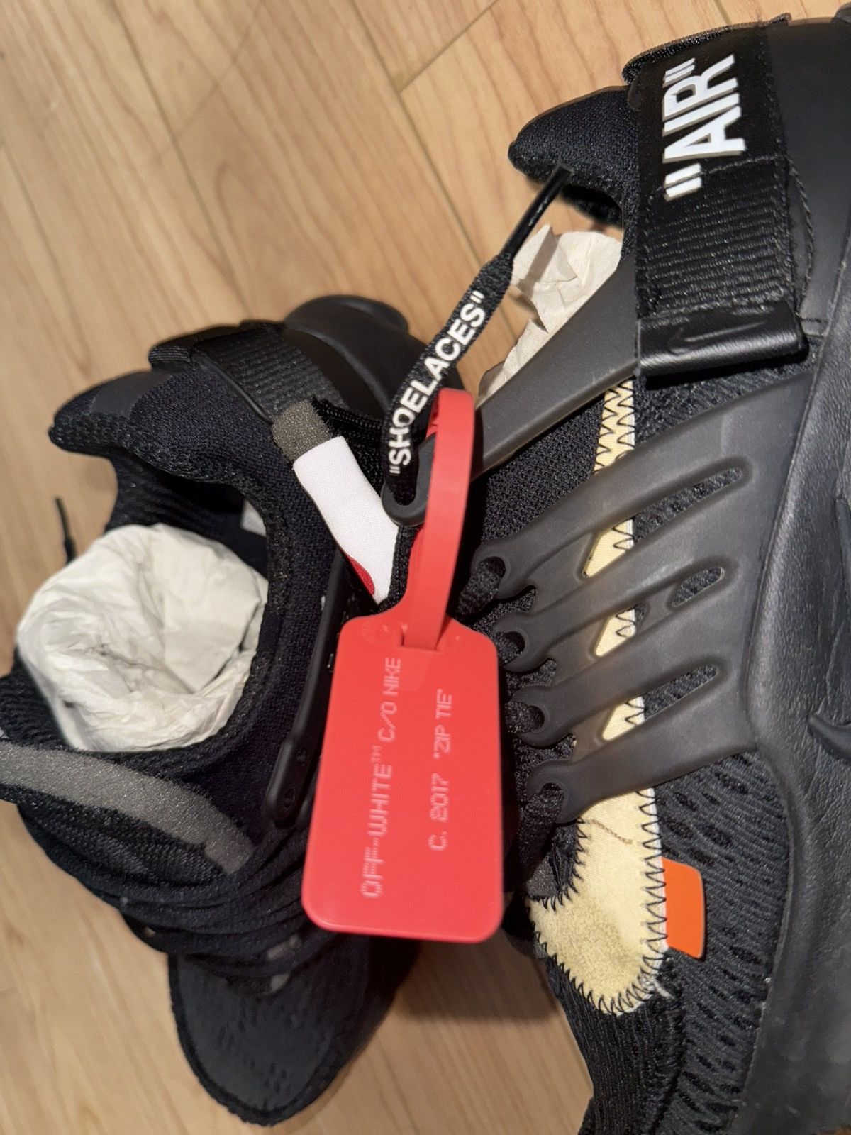 Nike × Off-White Black OFF WHITE prestos Size US 10 / EU 43 - 10 Thumbnail