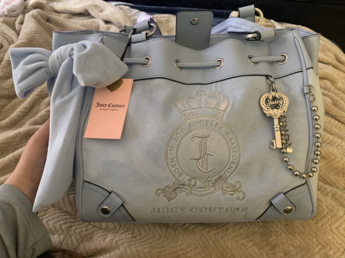 Juicy Couture juicy couture baby blue tote bag Size ONE SIZE - 2 Thumbnail